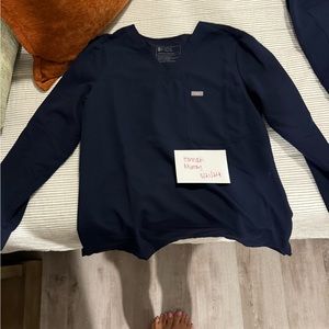 Figs Catarina long sleeve scrub top